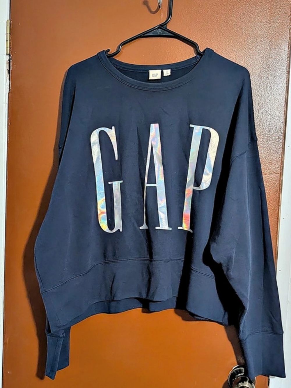 Gap Logo Sweatshirt in Blue Size XL Like New